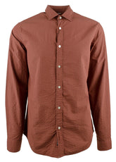 Michael Kors Men's Slim-Fit Seersucker Long-Sleeve Shirt